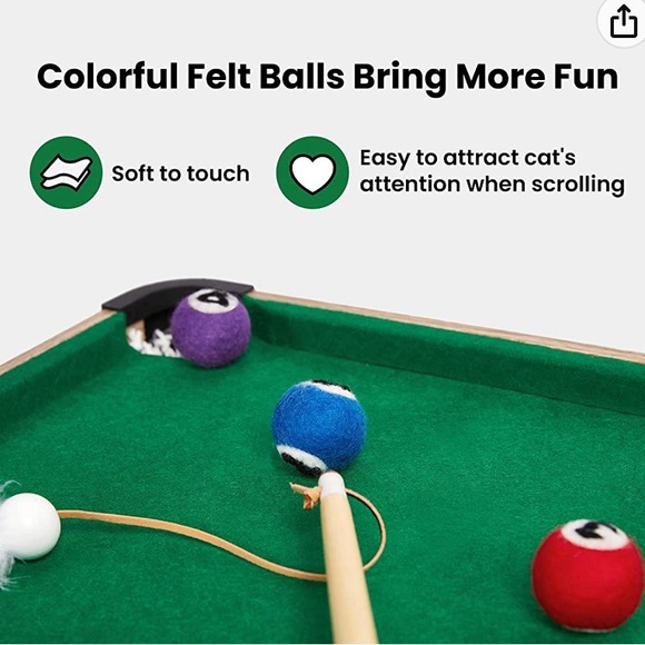 Cat Pool Table - Picture 5 of 7